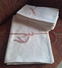 Antica Tovaglia Di Fiandra 11 Tovaglioli Cm250x170 Tovagliolo Cm63x68.