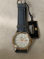 Breil diver quartz ref 6342 anno 1990 cassa acciaio oro 37.5mm cartellino NOS