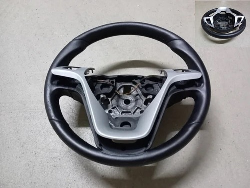 Volante pelle con - pelle,