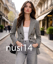 ZARA BLAZER DONNA NUOVO CON