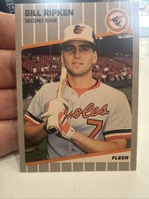 Fleer 1989 - Billy Ripken #616 scatola nera su pomello a pipistrello