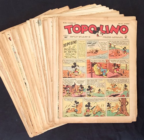 Topolino giornale 1946 1947 - giornale,