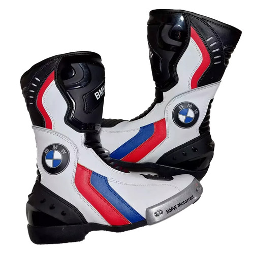 Moto cuir bottes homme - cuir,