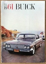 BUICK RANGE USA Brochure vendita auto grande formato 1961 ELECTRA Invicta LE SABRE