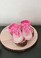 Sandaletti neonata uncinetto