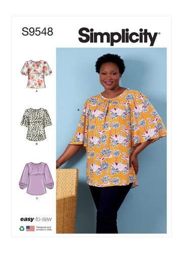 Simplicity 9548 donna top - simplicity, &