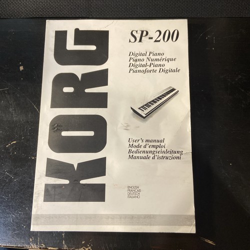 Manuale korg 200 - manuale,