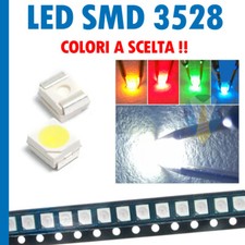 LED 3528 SMD ALTA LUMINOSITA' BIANCHI BLU ROSSO VERDE GIALLO Diodi PLCC
