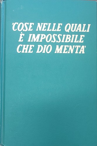 Cose nelle quali - , è