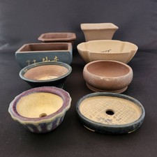 Set Di 8 Piccole Vasi Bonsai