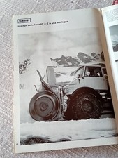 Brochure FRESE NEVE SCHMIDT SGOMBRANEVE UFFICIALE MERCEDES BENZ UNIMOG 1966