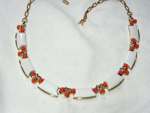 Collana collare vintage con - a,