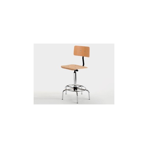 Sgabello con schienale - sgabello,