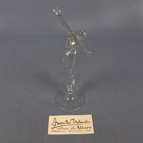 Scultura vetro ballerina - vetro,