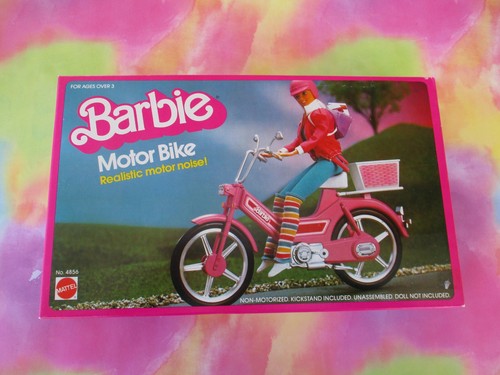Barbie motociclomotore rosa - motociclomotore,