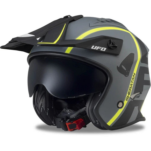 Casco ufo sheratan jet - jet, open