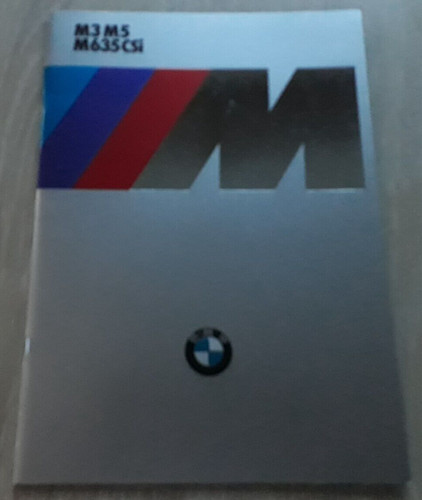 Bmw m635csi depliant - m635csi,