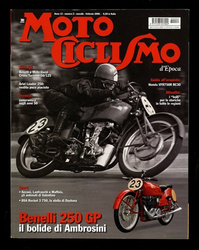 Rivista motociclismo epoca - rivista, d'epoca