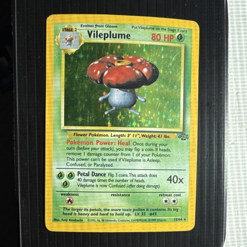 Carta pokémon vileplume - pokémon,
