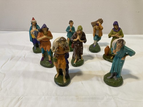 Vecchie statuine presepe - vecchie, in