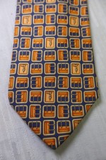 TRUSSARDI 100% SETA SILK TIE CRAVATTA NECKTIE MADE ITALY VINTAGE CLASSIC