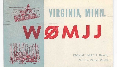 Scheda radio qsl 1952 - radio,