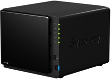 Server NAS Synology DiskStation DS412+ 4 alloggiamenti • senza unità • adattatore di alimentazione UE