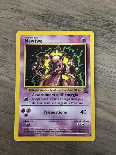 Carte pokemon mewtwo 14 - pokemon,