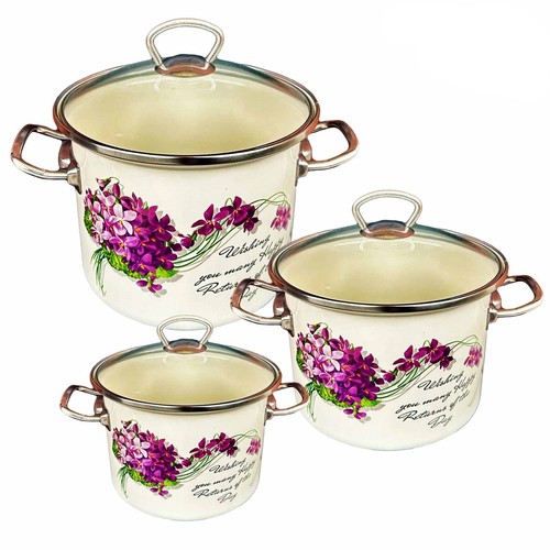 Set pentole con coperchio - con,