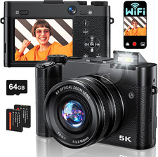 Fotocamera Vlogging 64MP 5K