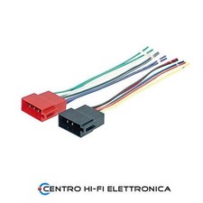 Connettore ISO autoradio maschio 16 Pin Alimentazione + Altoparlanti