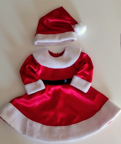 Costume bambina signora babbo - bambina,