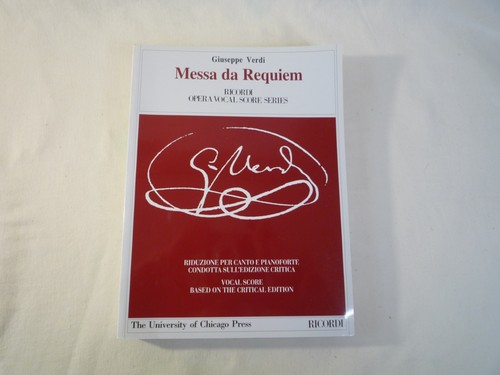 Verdi messa requiem ricordi - messa,
