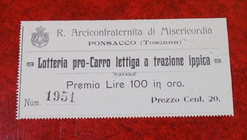 Ponsacco lotteria pro carro - lotteria,