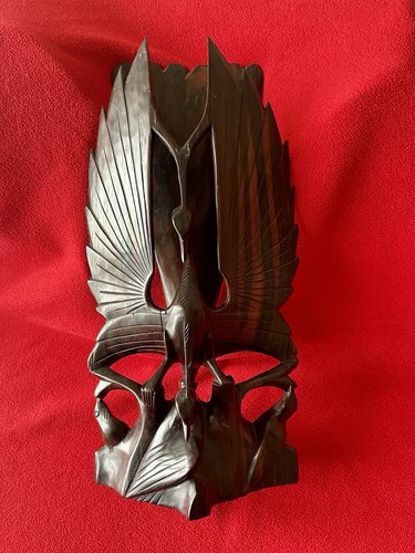 Scultura uccelli legno - scultura, in