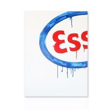 Quadro Moderno Esso Tributo Mario Schifano Riproduzione su Tela Wall Art Canvas