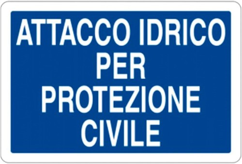 Cartello segnaletico attacco - cartello,