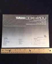 Yamaha CDX-410U Lettore CD Manuale Originale Proprietario 16 Pagine Inglese cdx410 A16