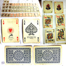 MAZZO DA 54 CARTE POCKER CANASTA MODIANO S.A.I.C. REGNO D'ITALIA SETTEMBRE 1939