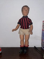 Bambola - Pupazzo EFFE Franca- Gianni  RIVERA CALCIATORI 35 cm del 1971