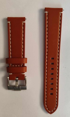 Cinturino pelle marrone mm - pelle,