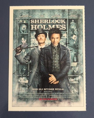 Cartolina ciak sherlock holmes - ciak,