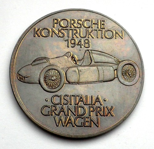 1972 porsche bronze - 1972, medal