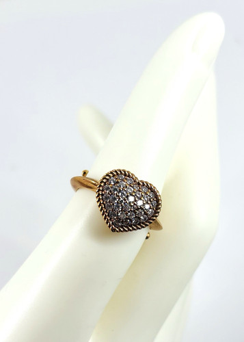 Anello rebecca bronzo - anello,
