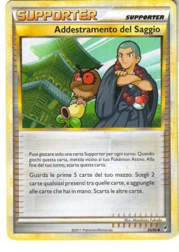 Carta pokemon supporter - carta,