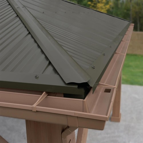 Costco gazebo rain gutter - gazebo, kit