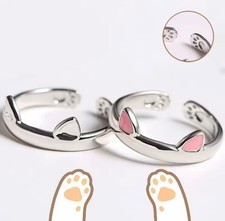 Set pezzi orecchini gatto - set,