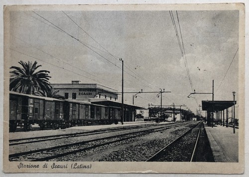 Cartolina scauri stazione - cartolina,