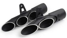 Tubo di Scarico Universale 51mm Slip-on Moto Pit Bike con Logo Silenziatore Laser