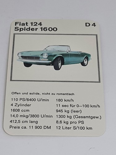 Fiat 124 spider 1600 - spider,